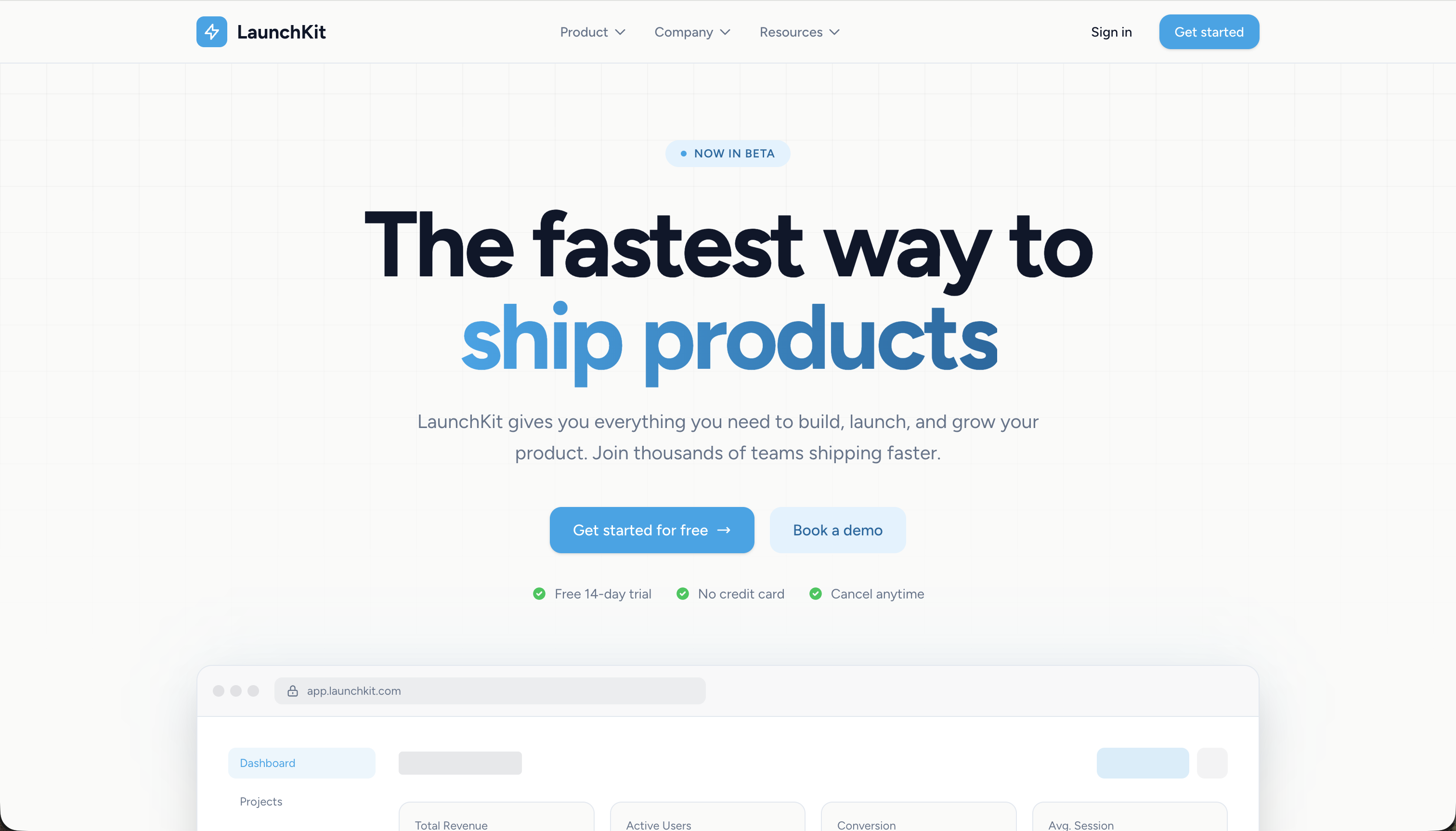 LaunchKit - Marketing Site Template