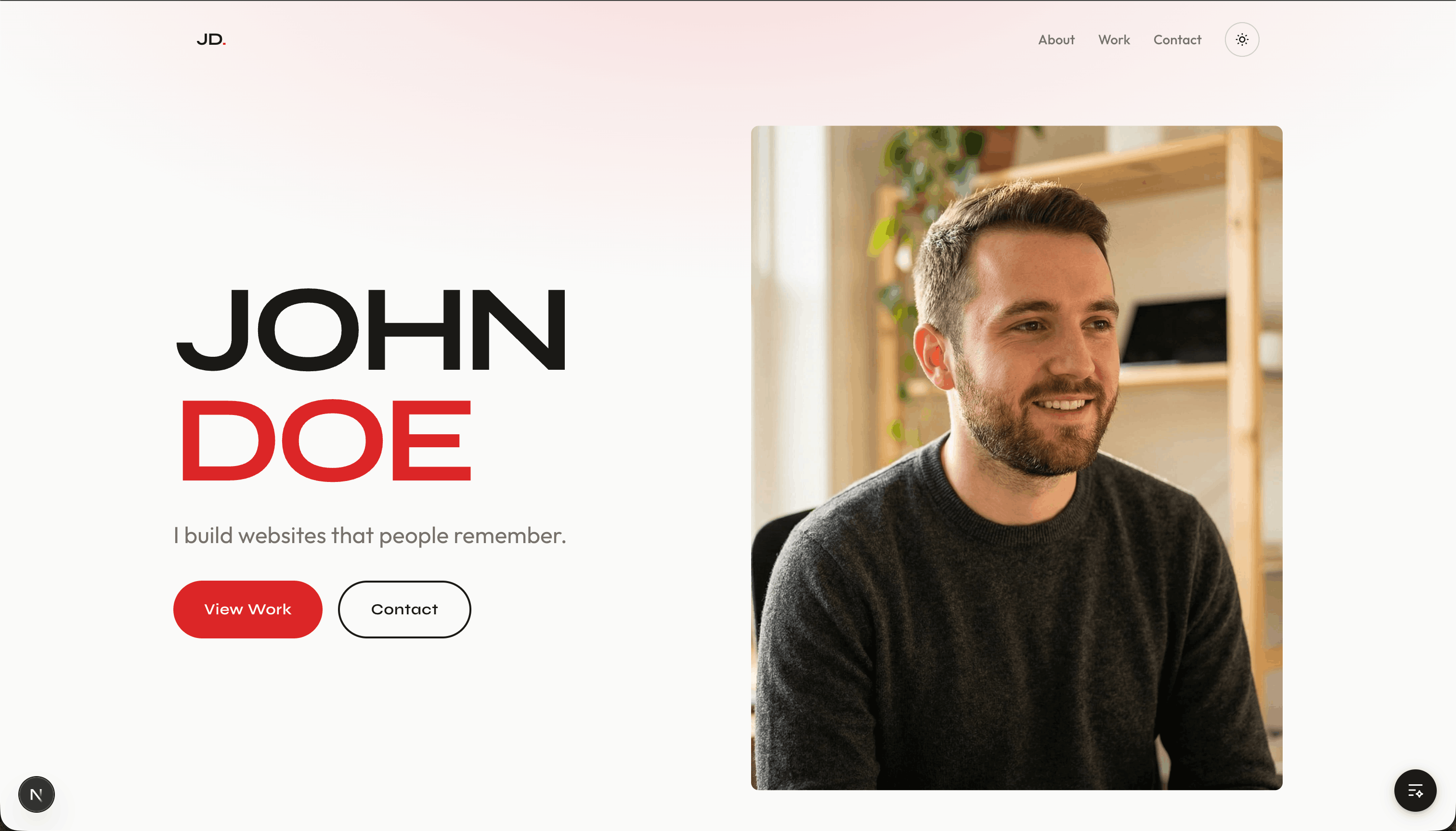 John Doe - Portfolio Template